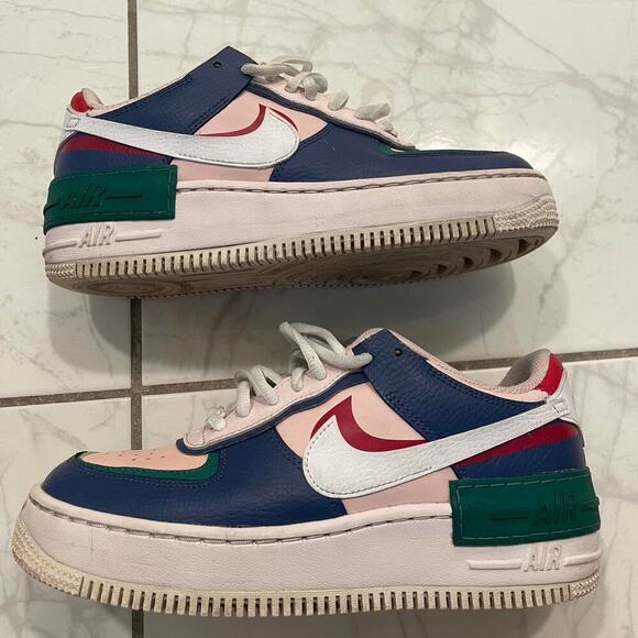 Nike Air Force 1 Shadow Low Mystic Navy Women’s Sneakers Size 7.5 - Picture 8 of 8